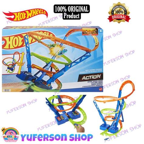 Jual Hot Wheels Hotwheels Spiral Speed Crash Trackset Hgv Di Seller Velvet Store Cengkareng