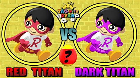 Tag With Ryan Red Titan Vs Dark Titan All Characters Unlocked Combo