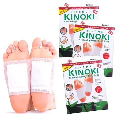 Patch Kinoki Spa Dos Pés Detox Adesivo Natural Melhora a Saúde Elimina