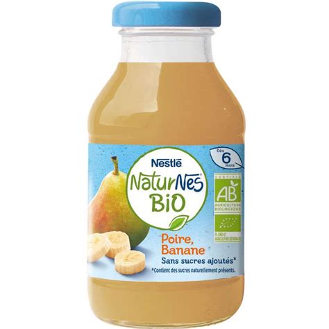 Jus Poire Banane Bio D S Mois Naturnes Nestl Ml Bam