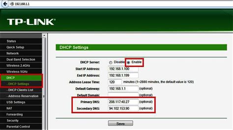 How To Configure Router TP Link Using DHCP Address YouTube