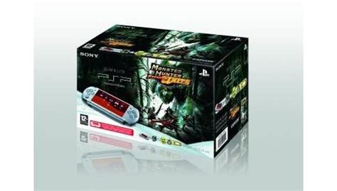 Console Sony Psp 3000 Slim And Lite Argent Monster Hunter Console