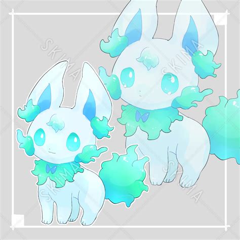 白碧狐【表情7種類】 | スキマ - イラスト依頼・キャラ販売ならSKIMA