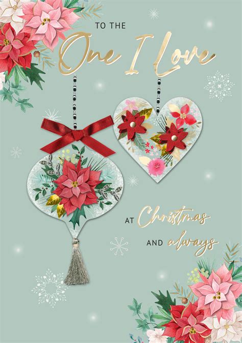 Boxed Wonderful Wife Embellished Luxury Lavish Christmas Card Cards