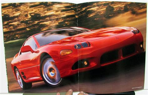 1998 Mitsubishi 3000gt Dealer Prestige Sales Brochure Features Specs Colors