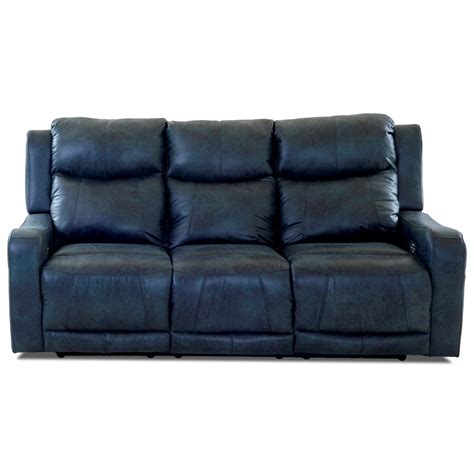 Klaussner Barnett Power Reclining Sofa W Pwr Headrest Item Number