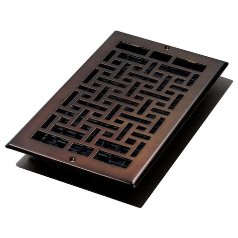 Decor Grates 10 in. x 6 in. Oriental Bronze Wall Register AJL610W-RB ...