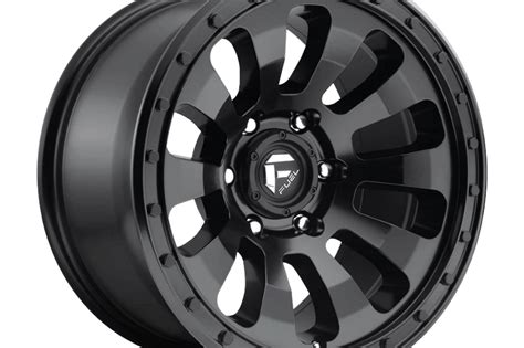 Alloy Wheel D630 Tactic Matte Black Fuel