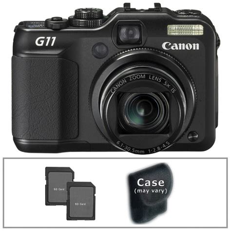 Canon Powershot G11 10mp Digital Camera With Accessory Kit Bandh