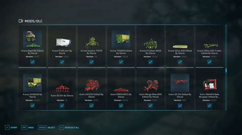 Ls Full Mod List Modpack By Stevie Farming Simulator Mod Ls