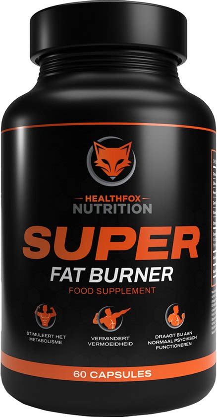 Healthfox Fatburner Afslankpillen Voor Een Mooier En Gezonder Lichaam