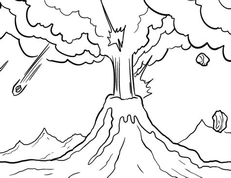 √14+ Mewarnai Gambar Gunung Merapi Untuk TK, SD, PAUD - Marimewarnai.com