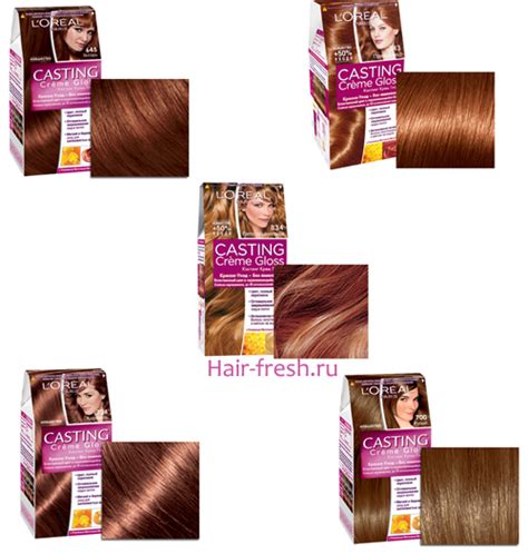 Кастинг Крем Глосс палитра /краска для волос от L'OREAL | HAIR FRESH