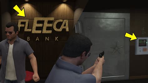 GTA 5 COMO ENTRAR NO COFRE DO BANCO FLEECA Shorts YouTube