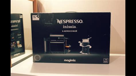 Nespresso Inissia Coffee Machine Unboxing [hd] Youtube