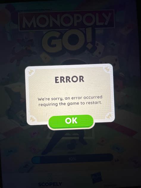 Game won’t start : r/Monopoly_GO
