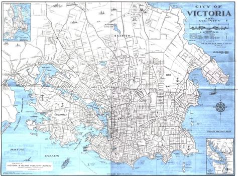 1938 Map of Victoria, BC