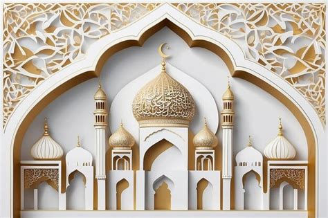 Desenho De Caligrafia Rabe Para Ramadan Kareem Elemento De Mesquita