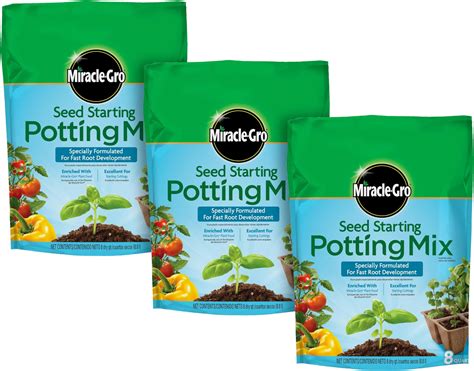 Amazon Miracle Gro Potting Mix Soil For Indoor And Outdoor