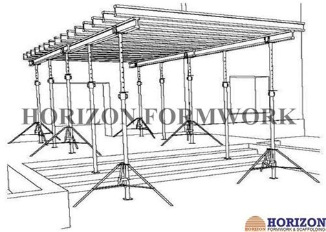 Flex H Slab Formwork Systems Solid Floor Prop Formwork For