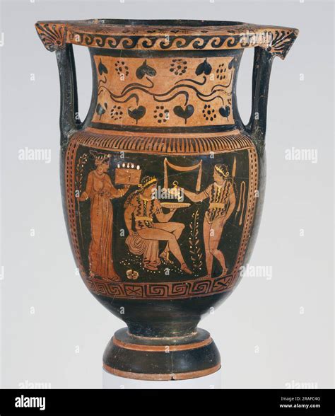 Terracotta Column Krater Mixing Bowl Bc By Ancient Greek Pottery