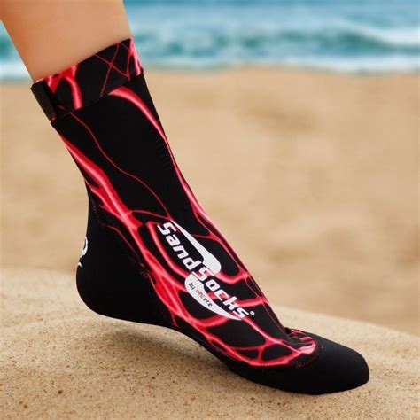 Vincere SAND SOCKS RED LIGHTNING Носки для пляжного волейбола Красный ...