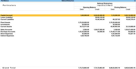 How To View Trial Balance In Tallyprime Tallyhelp