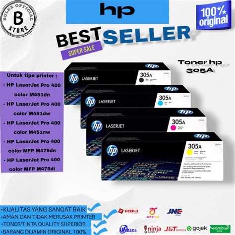 Jual Toner Hp 305a Black Cyan Magenta Yellow Original 100 Shopee Indonesia