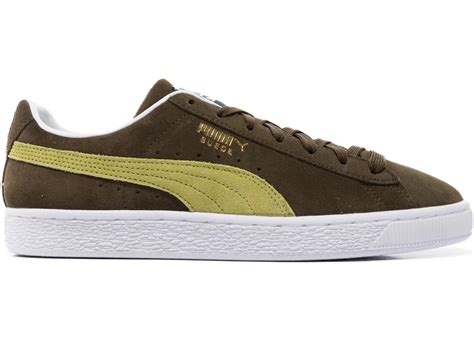 Puma Suede Classic Xxi Deep Olive Mens 374915 58 Us