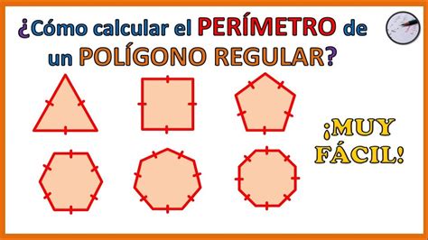 Perímetros de Polígonos Regulares Súper fácil YouTube