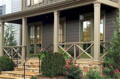 65 Stunning Farmhouse Porch Railing Decor Ideas 37 Porch Railing