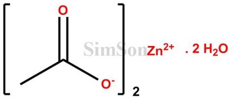 Zinc Acetate Dihydrate Cas No 5970 45 6 Simson Pharma Limited