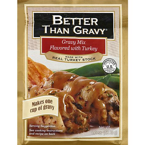 Better Than Gravy Gravy Mix, Flavored with Turkey 1 oz | Gravy | Foodtown