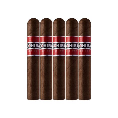 Cohiba Red Dot Robusto Five Pack Fine Ash Cigars