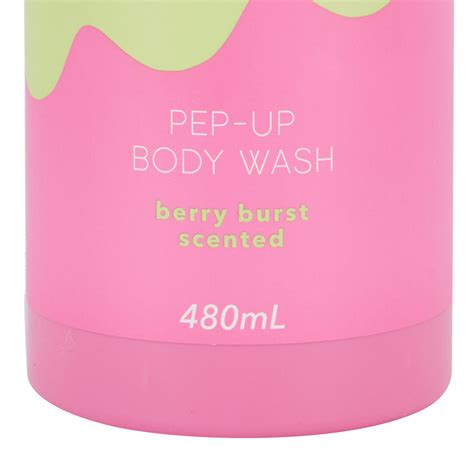 Oxx Bodycare Pep Up Body Wash 480ml Berry Burst Scented Kmart