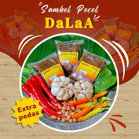 Jual Sambel Pecel Dalaa Gr Varian Extra Pedas Bumbu Pecel