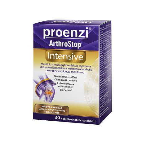 PROENZI Arthrostop Intensive Tabletes N30 BENU LV Ap