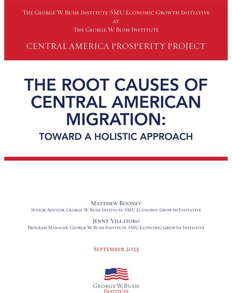 The Root Causes of Central American Migration: Toward a Holistic ...