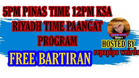 WELCOME TO MY LIVE STREAM LAPAGAN AND FREE BARTERAN PAANGAT TULUNGAN