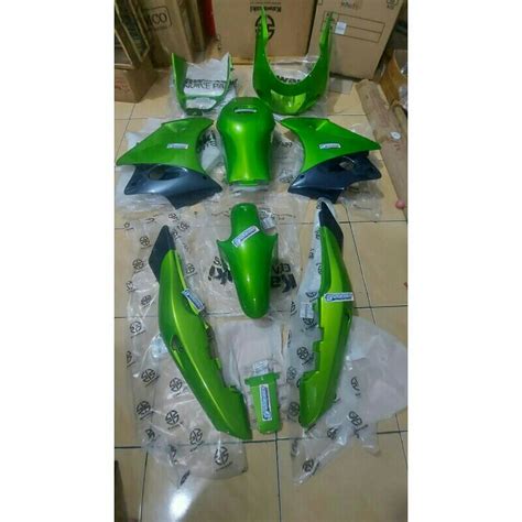 Jual BODY FULLSET NINJA RR OLD CBU CKD ZX HIJAU METALIC GRENN LINE