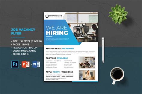 Job Vacancy Flyer Template | Job Recruitment Flyer (2531964)