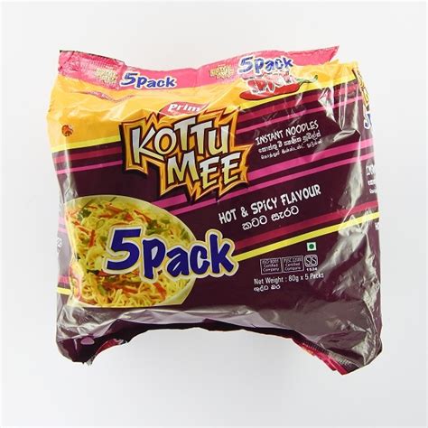 Prima Noodles Kottu Mee Hot Spicy Five Bag G Glomark Lk