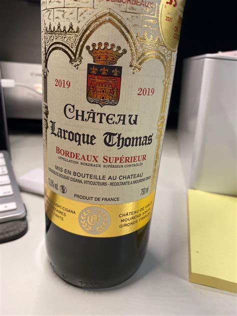 2018 Château Laroque Thomas France Bordeaux Bordeaux Supérieur