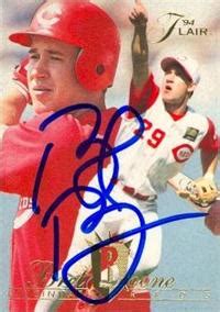 Bret Boone autographed Baseball Card (Cincinnati Reds) 1994 Fleer Flair ...