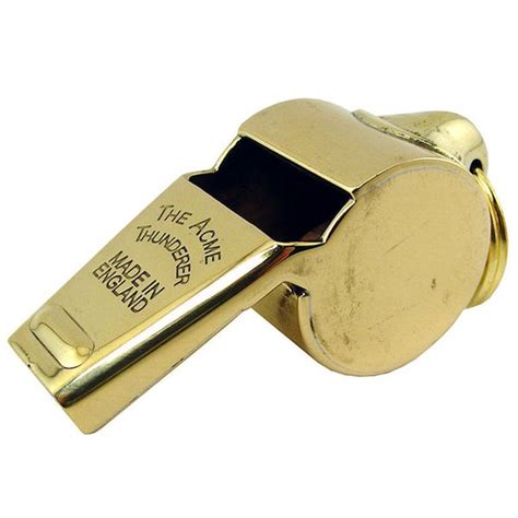 Acme Thunderer Metal Whistle 60 12 Brass 999