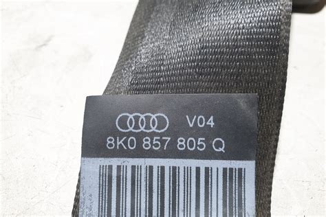 AUDI A5 (8T3) Galinis kairys saugos diržas 8K0857805Q 17532788 ...