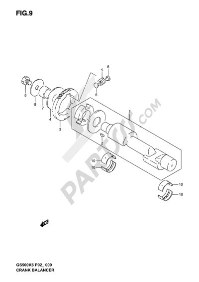 Despiece Suzuki Gs500f 2004 Repuestos Originales Suzuki Gs500f