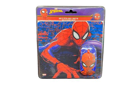 Kit Mouse Inal Mbrico Mouse Pad Spiderman Marvel Megabits Tienda