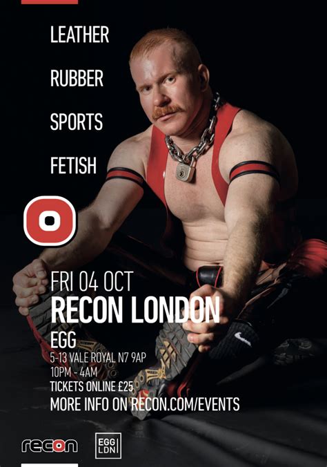 Recon London Returns This Friday Gay London Life Celebrate Your Scene