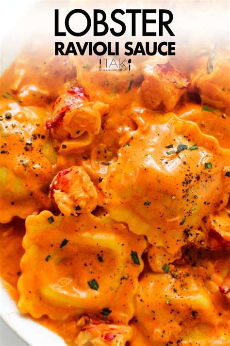 Lobster Ravioli With Vodka Cream Sauce Artofit